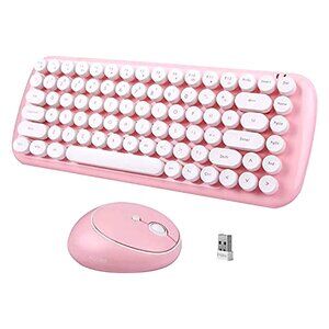 Letton Wireless Keyboard & Mouse Set | Pink | 2-Piece | NIB